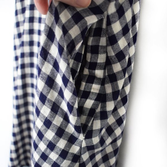 Altar'd State Elias Gingham Plaid Dress w/ Pockets - Picture 7 of 15
